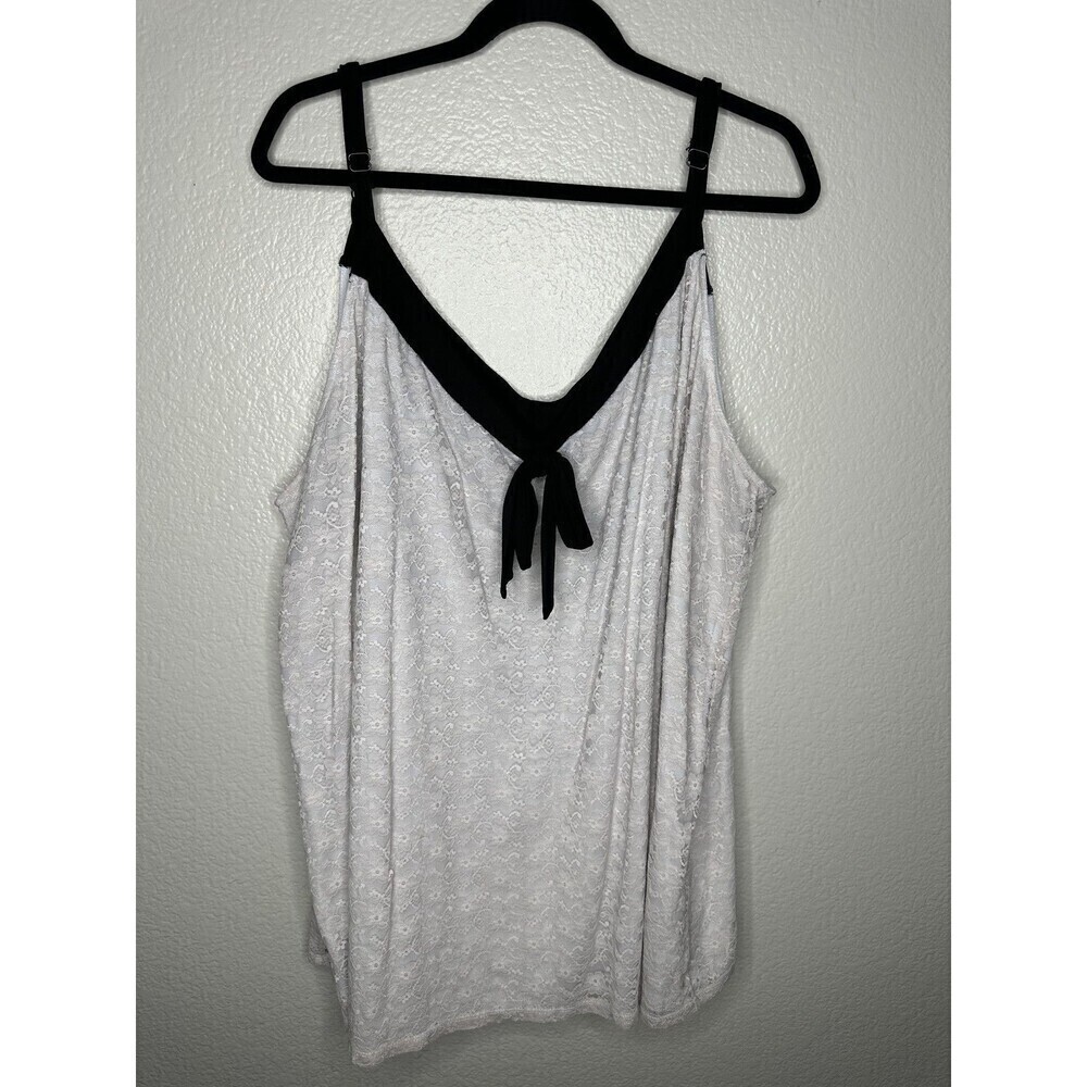 Torrid Tank Top Womens 6 US 6X Multicolor Lace Overlay Adjustable Camisole Sexy